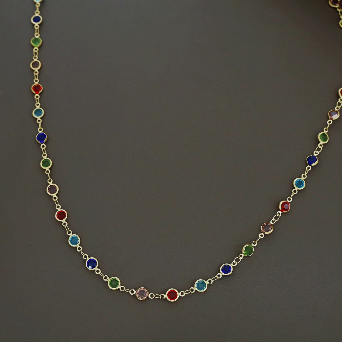 Multicolour Long Neckpiece